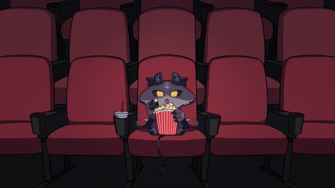 「eating popcorn」 illustration images(Latest)