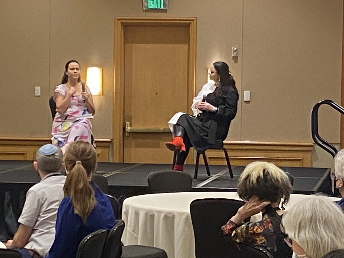 BriChisLibChat's tweet photo. @bychristineday  and Mandi Harris share an joyous emotional response to the Supreme Court of US decision to uphold #ICWA #groundbreaking #IndigenousRights #ChLA2023 @uwischool #upperskagit  #CherokeeNation https://t.co/gBgbHzBVdl