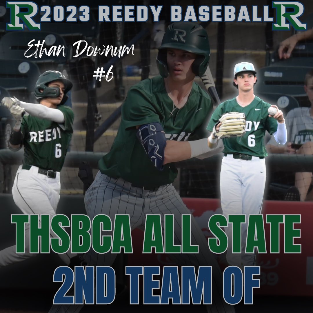 🙌POST-SEASON AWARDS🙌

Congratulations to SOPH Ethan Downum for being a member of the All-State Team!

Ethan hit .424 on the year with an OPS of 1.058, 33 runs, 29 RBI, and stole 23 bases!

THSBCA 2nd-Team Outfield

#OneTrackMind #STS
#RHSRoar #TakePrideInThePride