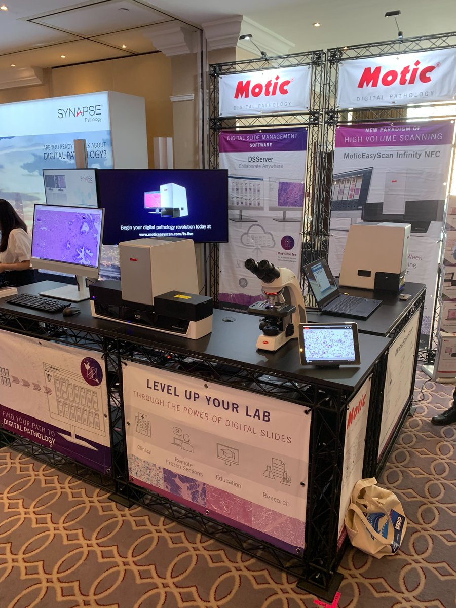 Greetings from #ECDP2023 in Budapest! 👋 

Come visit booth #B21 to experience our #MoticEasyScan digital pathology solutions first-hand.   

Unlock the full potential of your laboratory's efficiency with the transformative capabilities of #digitalpathology! 
 
#wsi #pathology