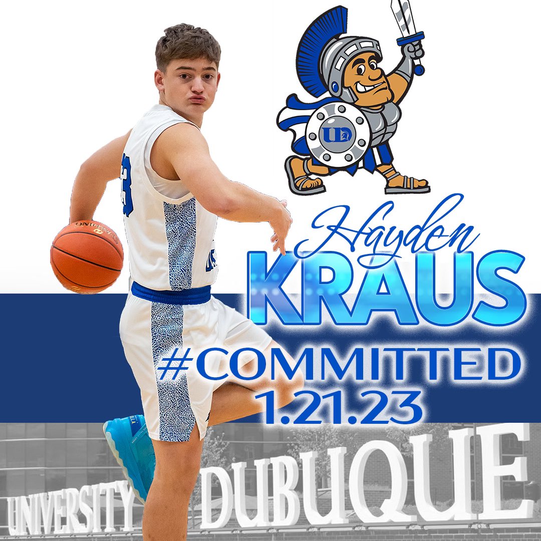 #PlayerSpotlight

2023 Hayden Kraus (@HaydenKraus7)
6’3 G/F
Evansville HS (WI)
Wisconsin Swing AAU

#COMMITTED to the University of Dubuque. #FlySparty