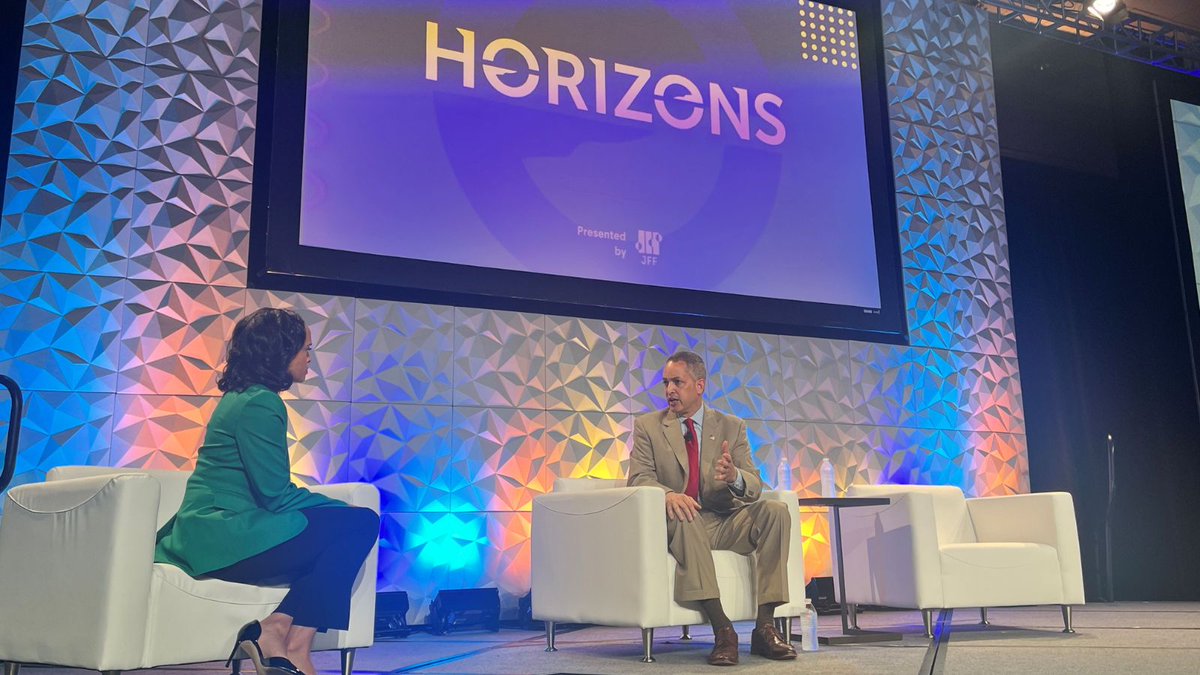 Deputy Secretary Don Graves (@depsecgraves) on Twitter photo Great conversation with <a href="/LinseyDavis/">Linsey Davis</a> at @jjftweets' Horizons Without Limits Summit on how <a href="/CommerceGov/">U.S. Commerce Dept.</a> is leveraging the CHIPS and Science Act to boost & broaden workforce & talent pipelines and prioritize economic development from the bottom up. Great conversation with <a href="/LinseyDavis/">Linsey Davis</a> at @jjftweets' Horizons Without Limits Summit on how <a href="/CommerceGov/">U.S. Commerce Dept.</a> is leveraging the CHIPS and Science Act to boost & broaden workforce & talent pipelines and prioritize economic development from the bottom up.