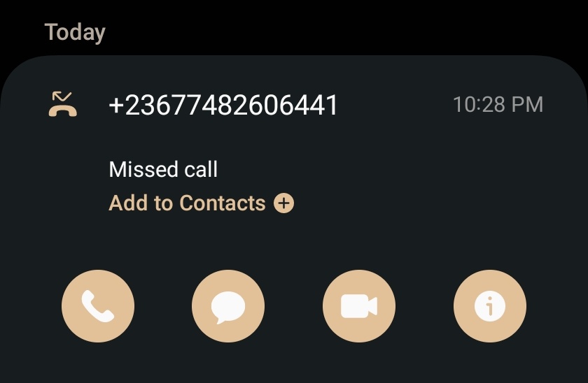 dan87's tweet photo. Dear scammers, 
Who in their right mind would answer a call from a number that looks like this?! #TryHarder https://t.co/t9gzyHmRgg