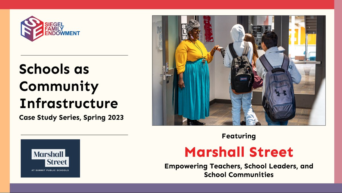 Our newest case study highlights grantee @MarshallStEDU and its innovative initiatives to build local capacity, advance equity, and empower school improvement. Read more about how they are catalyzing long-lasting, systemic change within school communities: siegelendowment.org/wp-content/upl…