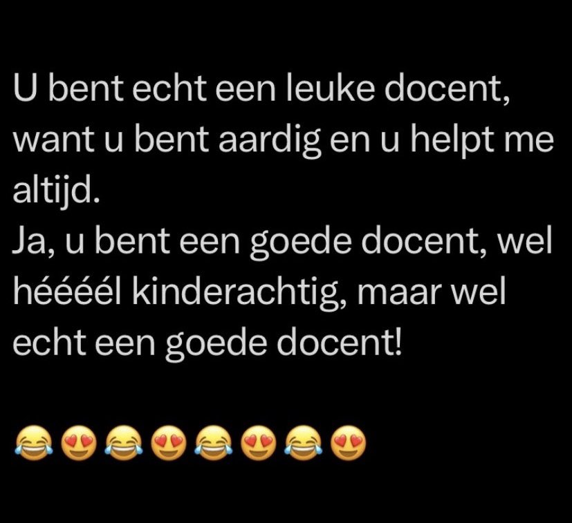 OprechtVerhaal's tweet image. Wat is het toch een voorrecht om op onze school te werken.
Ik geniet zo van de open- en eerlijkheid van tieners.
Het werken bestaat vooral uit samenwerken met de leerlingen.
Leerlingen het beste uit zichzelf laten halen.
Leerlingen zich trots laten voelen…
#VSO
#onderwijs
#VMBO