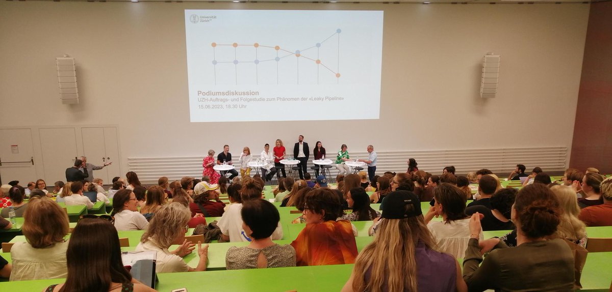 An der <a href="/UZH_ch/">Universität Zürich</a> wird über die #LeakyPipeline Untersuchung von <a href="/katja_rost/">Katja Rost</a> und <a href="/MargitOsterloh/">Margit Osterloh</a> diskutiert. Mit dabei unter anderem Vertretende von <a href="/vauz_uzh/">VAUZ</a>, <a href="/VSUZH/">Verband der Studierenden der Universität Zürich</a>, <a href="/maennerch/">männer.ch</a>, <a href="/UZH_ch/">Universität Zürich</a> und <a href="/ETH/">ETH Zürich</a>, moderiert von <a href="/EGirsberger/">Esther Girsberger</a>.
uzh.ch/cmsssl/de/even…