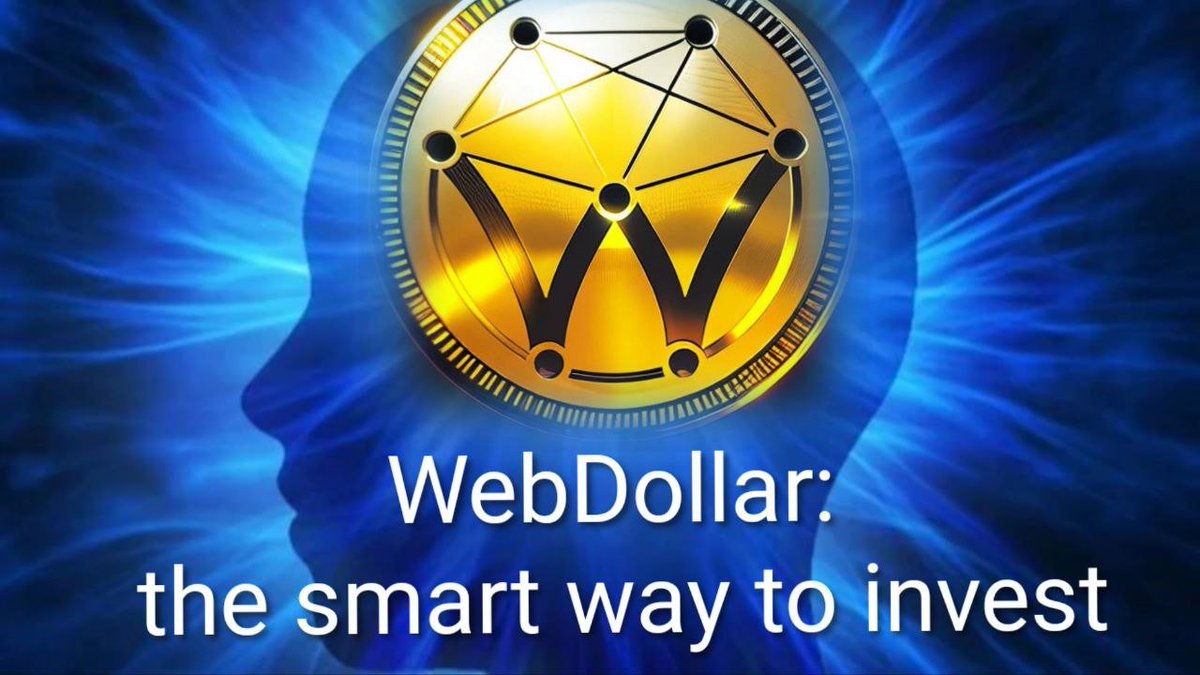 Webdollar is the hidden gem in the #Crypto  World. Innovative project, 
Low market cap, 
Huge potential for growth,
 Webdollar presents a compelling investment opportunity.

 #Webdollar #Hiddengems #InvestInBrilliance #FutureOfFinance #RiseToTheTop #UnlockPotential #buy #Traders