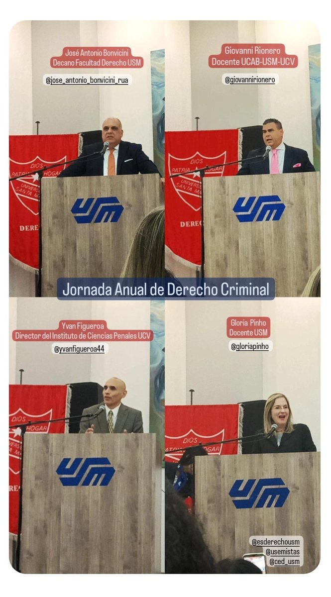 GiovanniRionero's tweet photo. USM 2023.
Gracias a la Universidad Santa María y a mis grandes amigos @jabonvicini y @FERMINMARMOL por la invitación.
Cuentan conmigo siempre. https://t.co/riV6WwdjpI