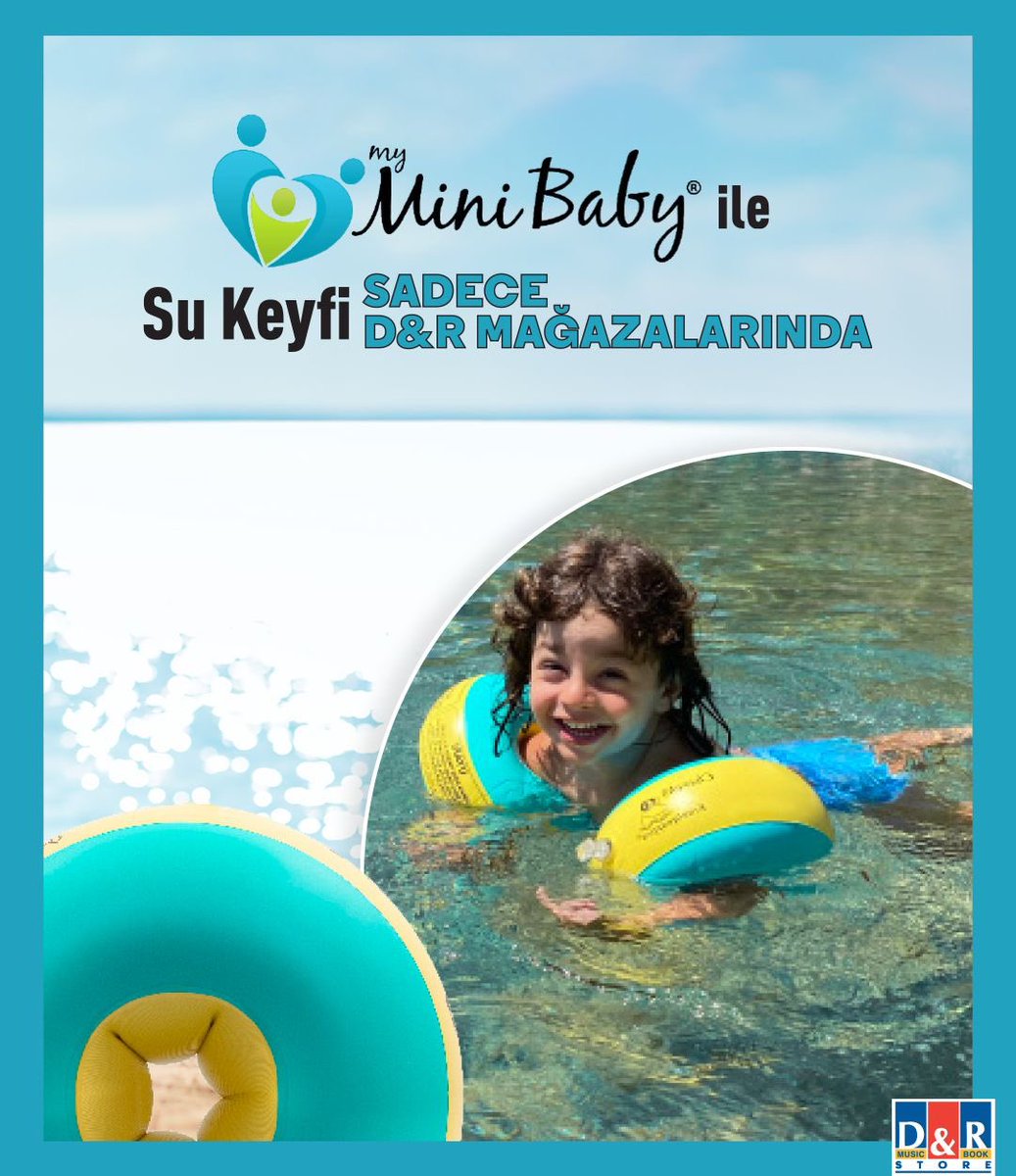 Suyun keyfini My Mini Baby kolluklarıyla çıkarın! Kolay kullanımının yanı sıra suyun 17 cm üzerinde ve dengede tutar. Ayrıca zararlı madde içermez, cilt dostudur. 🌊🐬