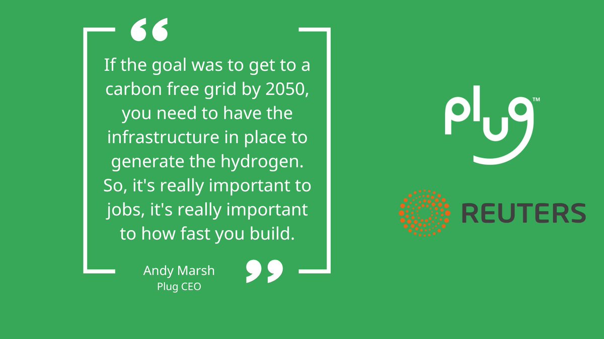 Plug Power Inc. on Twitter: "Plug is speaking out in the industry ...