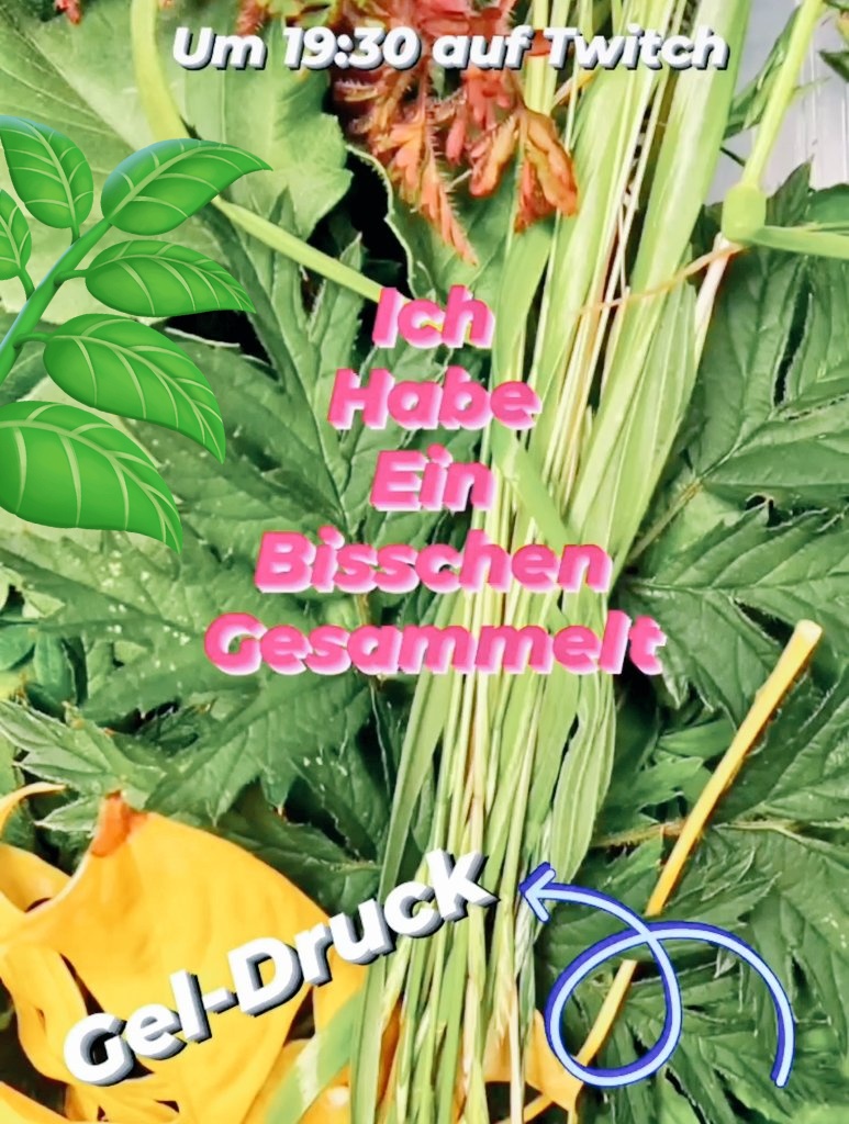 craftingDAHLIA's tweet photo. Heute drucken wir mit Pflanzen
#gellidruck #geldruck #twitch #stream #chill https://t.co/r28rLMWblr