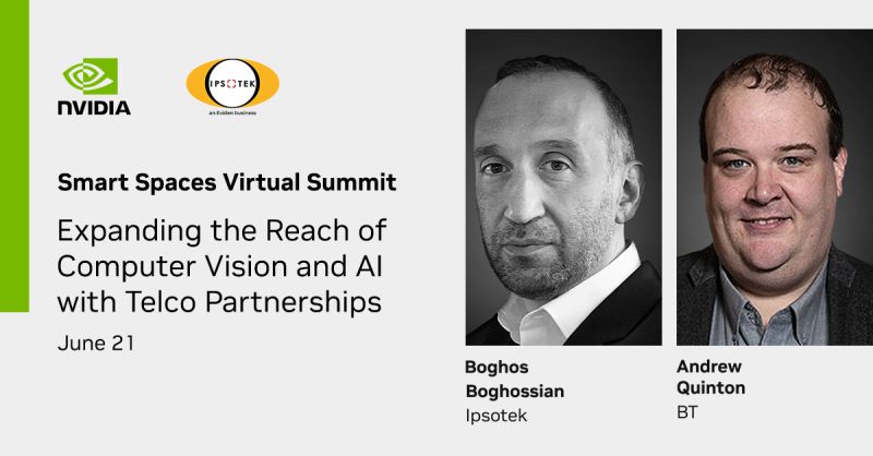 Dr. Boghos Boghossian Co-Founder and CTO of Ipsotek, an Eviden business along with Andrew Quinton Senior Manager/Technology Principal at BT Group will be discussing the partnership and its powerful outreach into smart spaces.