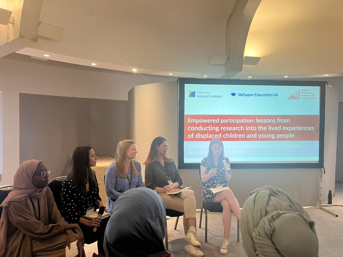 AleynikovaKatya's tweet photo. Excited to be at the #SRAConf23 presenting what we learnt during our participatory and peer research project about the experiences of displaced children and their families
@TheSRAOrg @SRACymru https://t.co/jfEnQsAOPq