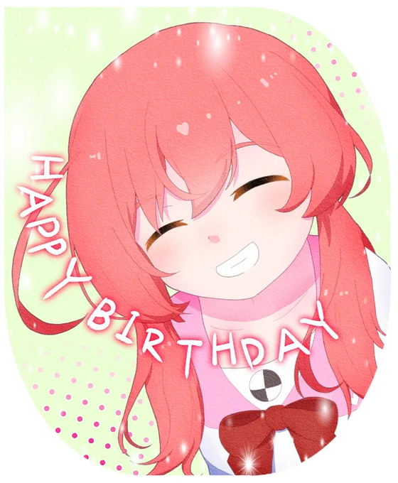 #ふたばあーと お誕生日おめでとうふーちゃん!!!! ( ˙꒳​˙ᐢ )ウィッ!!!!!!!