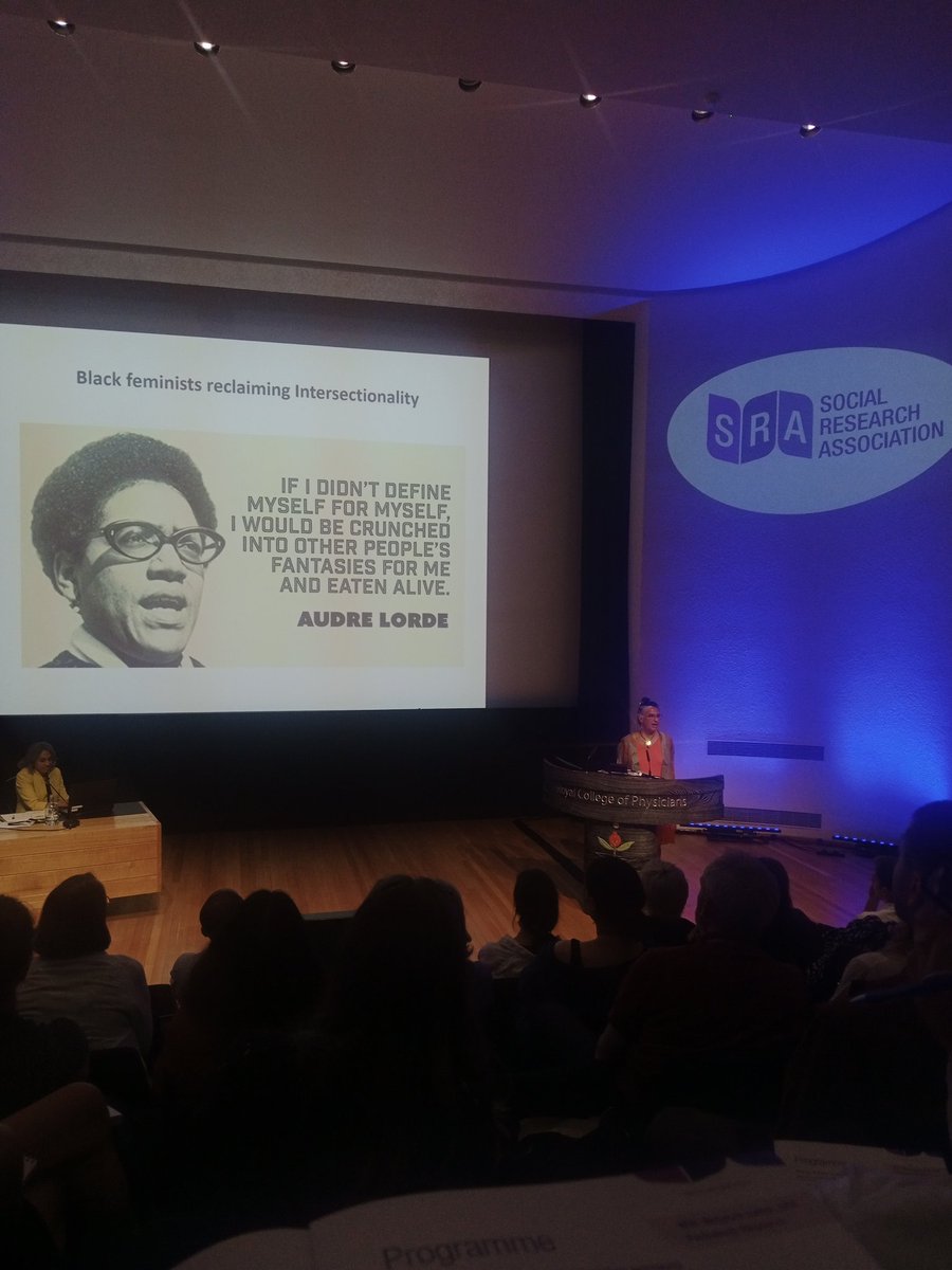 Charnobe's tweet photo. So many things to learn today ❤️
But my take home is from Professor Heidi Sofia Mirza @HeidiMirza

"We must first root ourselves in our research....."

@TheSRAOrg
@wendymartin007
#SRAConf23 https://t.co/C231lQPayN
