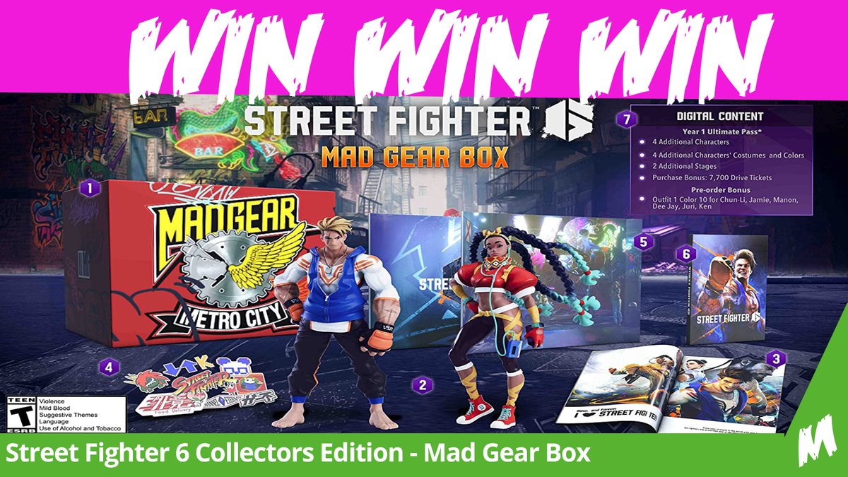 MonsterShopUK's tweet image. 💥COMPETITION TIME💥

We've teamed up with the AWESOME @CapcomEurope &amp;amp; @StreetFighter for this MONSTER comp!

Give yourself a FIGHTING chance of winning this fantastic Street Fighter 6 Collectors Edition!

LOVE, RT and Comment with your preferred platform to enter.

Good Luck…