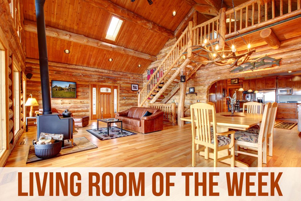 simonehomes's tweet photo. Log cabins are known for having open floor plans, but usually they aren't this big! Take a look at the use of a sunlight in the ceiling. It floods the living room with an amazing amount of the natural light. Installing a sunlight can be an inexpensive... https://t.co/kwJEumnlMS https://t.co/ZEi17YSV40