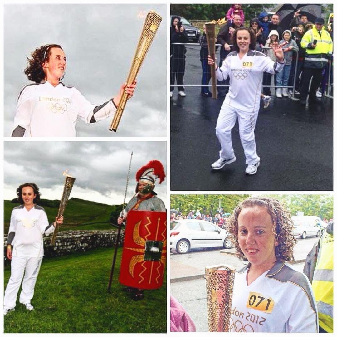 #ThrowbackThursday 11 years ago this week I was lucky enough to be a London 2012 Olympic Torchbearer. Such an amazing day! 😁👌🏻🙌🏻 I carried it through Blaydon and was then asked to take it up to Housesteads, Hadrian’s Wall #throwback #london2012 #memories #proud