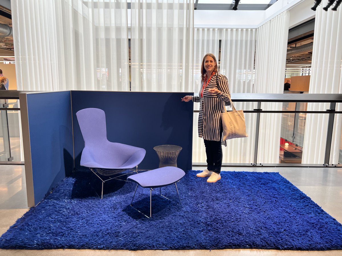 PageThink's tweet image. Our #PageInteriors team wrapped up #Neocon2023 enjoying the wow factor of the displays at Fulton Market District.  #InspiredByDesign