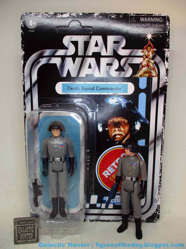 GalacticHunter's tweet photo. Star Wars Figure of the Day: Day 3,038: Death Squad Commander (The Retro Collection) https://t.co/cvZACkwxYJ https://t.co/f8xTLurPoM