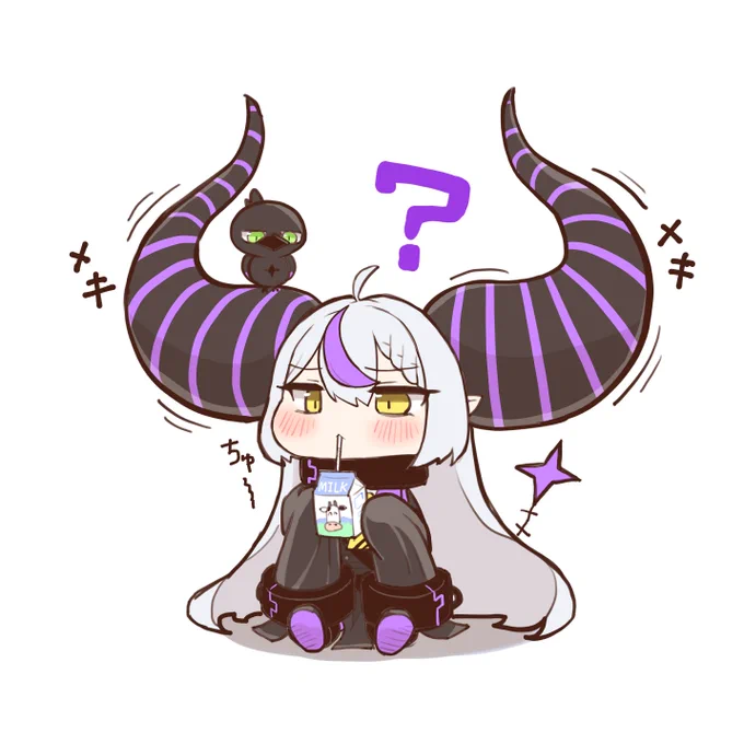 身長を伸ばしたかったラプ様 #laplus_artdesu