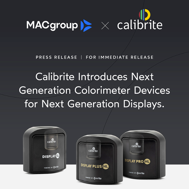 Brand new devices. Brand new software. <a href="/calibritecolor/">Calibrite</a> is setting the new standard.

Calibrite announced today the introduction of a new era in display measurement technology. Learn more at pulse.ly/dsequzp0u2