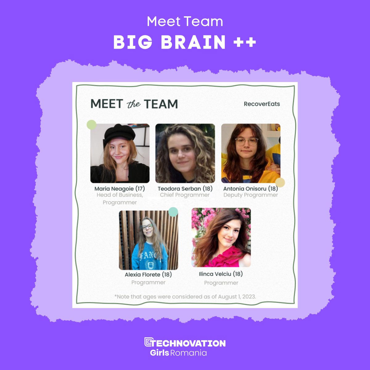 🍎 Astăzi ne lăsăm inspirați de proiectul fetelor din echipa Big Brain++: RecoverEats, o aplicație inovatoare pentru recuperarea tulburărilor de alimentație.😍

👉Citește mai multe detalii despre proiectul acestei echipe pe blogul Adfaber.

#girlsintech #technovationgirls