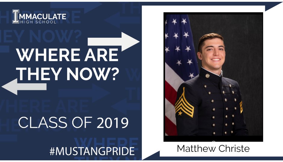 Ihsmustangs's tweet image. IHS Alumni Matthew Christe graduated Norwich University with a Bachelor’s in Health Science and is commissioned as a Second Lieutenant in the @USArmy as an active-duty Infantry Officer. Congratulations Lieutenant, we wish you and the #ClassOf2019 the very best!  #MustangPride