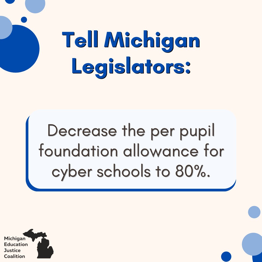 Michigan Education Justice Coalition tweet media