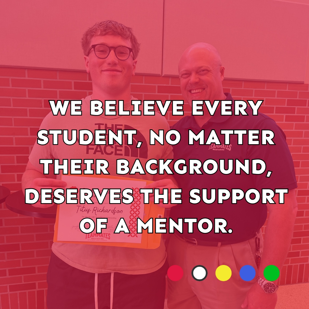 More than 90% of mentees are proud to be in TeamMates. Meet your next #ForeverFriend by going to teammates.org