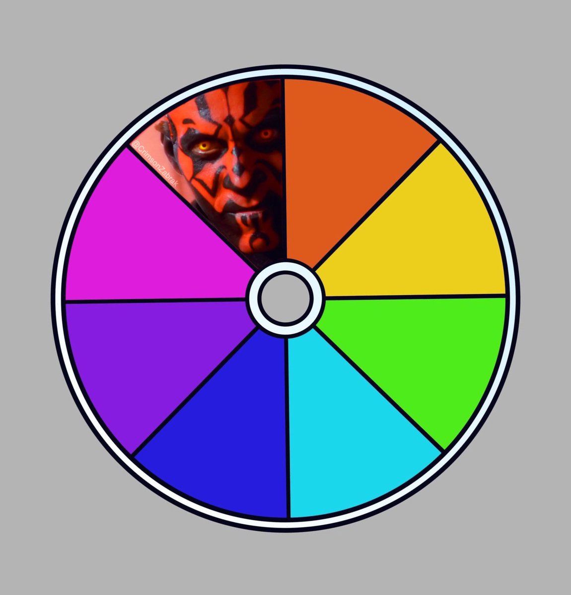 CrimsonZabrak's tweet photo. //My Star Wars RP mutuals and friends: add your muse to a corresponding color based on their theme/vibe, and let’s see if we can fill the wheel completely! 👹

#SWRP #StarWarsRP. https://t.co/mOexhRjSwF