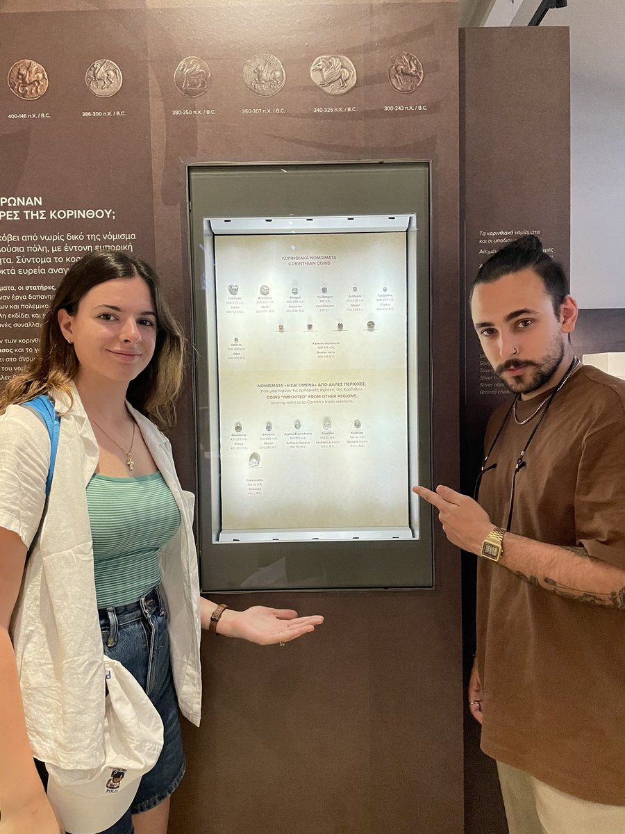 EmilySalhab's tweet photo. @ACANSMQ abroad at the Corinth Museum! https://t.co/6unjEl2BV5