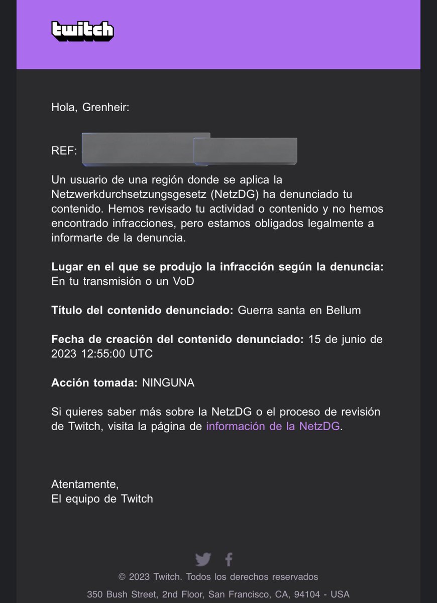 grenheir's tweet photo. Malditos infieles chivatos. 

No podéis tumbarme, soy el dueño de un 8,34% de las participaciones de Twitch USA https://t.co/UZ1ONh0Roy