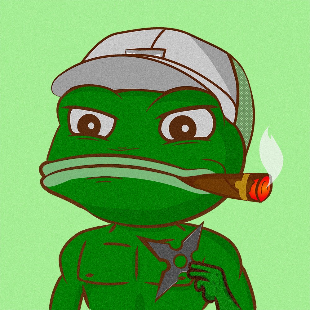 I just bought this NFT..

Do frogs follow frogs? Shoutout to <a href="/Pons_ETH/">Pons Asinorum</a> and the whole <a href="/ThePlagueNFT/">The Plague Of Frogs 🐸</a> community. Strong builder and strong community. LOVE IT!

What more NFTs should I sweep?