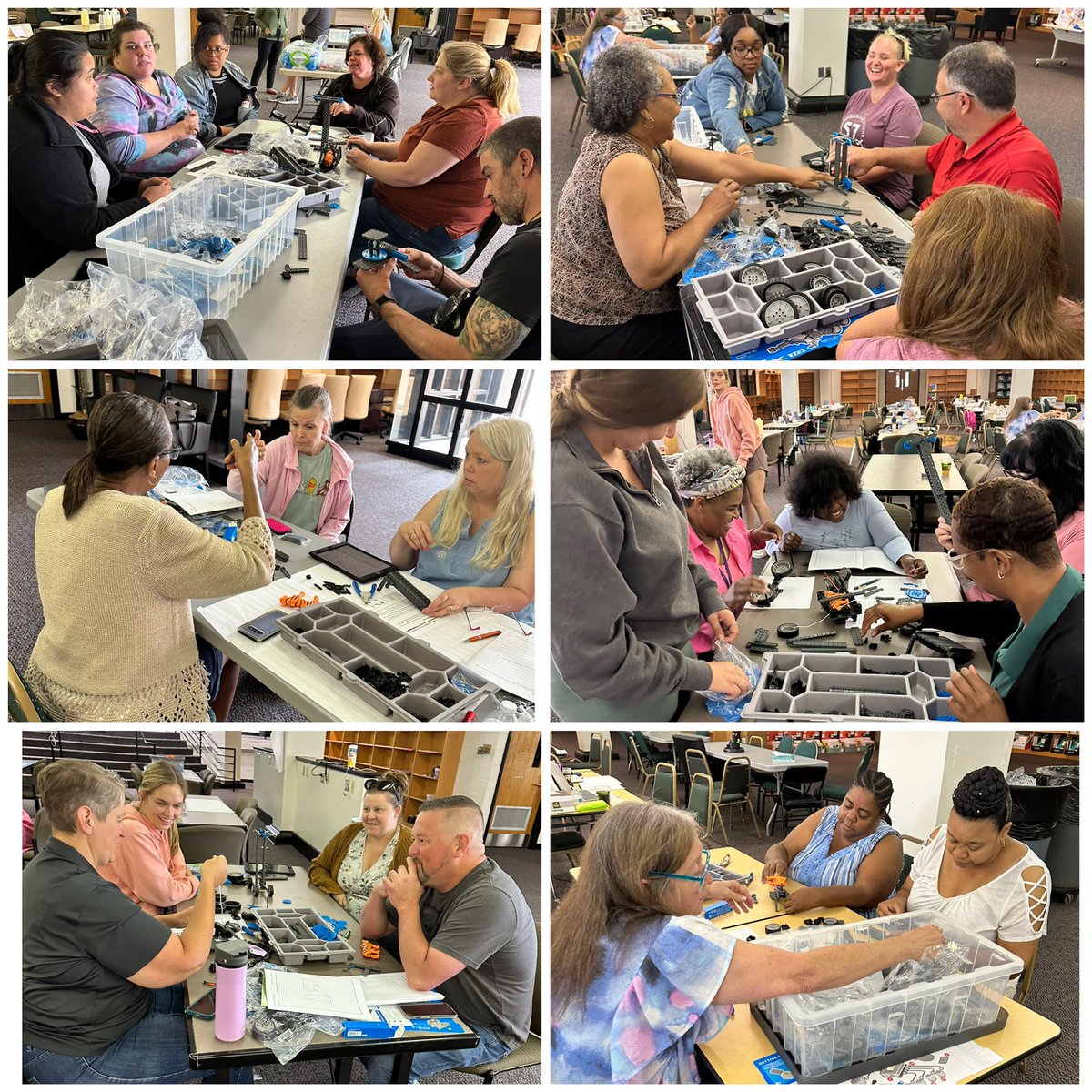 Caution: Engineers at work!! <a href="/broadrippleindy/">Broad Ripple</a> teachers are using engineering and collaboration to rescue the tiger as part of their <a href="/PLTWorg/">Project Lead The Way</a> classroom teacher training experience. Bright futures ahead for these students!