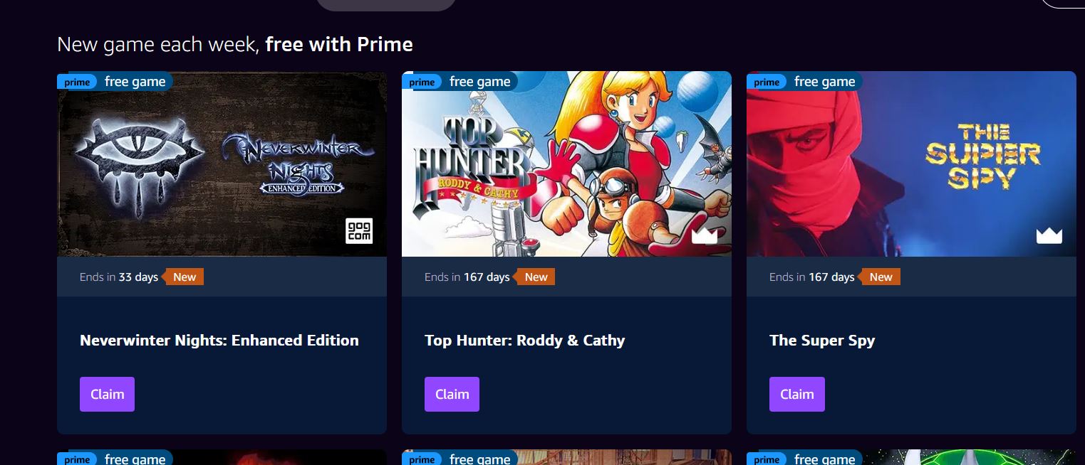 Cheap Ass Gamer on X: (PCDD) Free Games for  Prime Members via Prime  Gaming.   / X