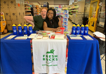 ReachMarionCo's tweet photo. Fresh Bucks near YOU!  
We have Fresh Bucks tabling at two Safeway stores located at 2435 N. Sherman Dr. and 5040 E. 16th St (&amp; Emerson) 

#FreshbucksIndy #Safeway #SNAP #reachmarionco #doubleupbucks #freshfruitsandveggies #healthyindy https://t.co/yekoOFTYaC