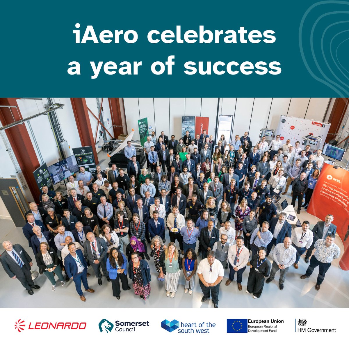 A wide range of industry experts and partners gathered on 8 June to celebrate the hugely successful first year of the iAero aerospace centre in Yeovil. 👉 orlo.uk/5JaZ0

@Leonardo_UK @HeartofSWLEP #innovation #HomeofBritishHelicopters #LivingBetter #Somerset