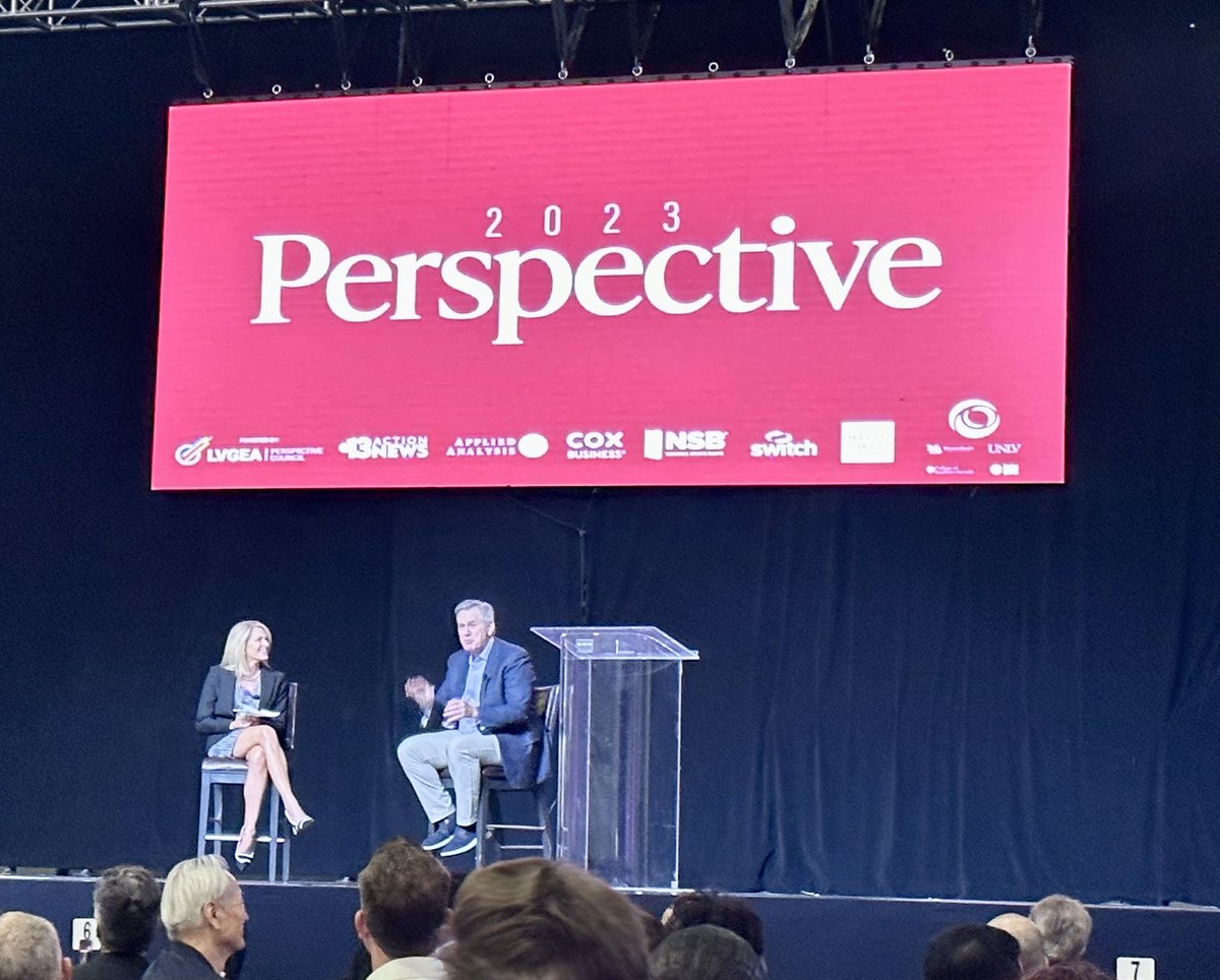Excited to be at @LVGEA #VegasPerspective and impressed with @leiweketim’s commitment to build an environmentally sustainable, NBA-ready arena in @ClarkCountyNV with no public funding!