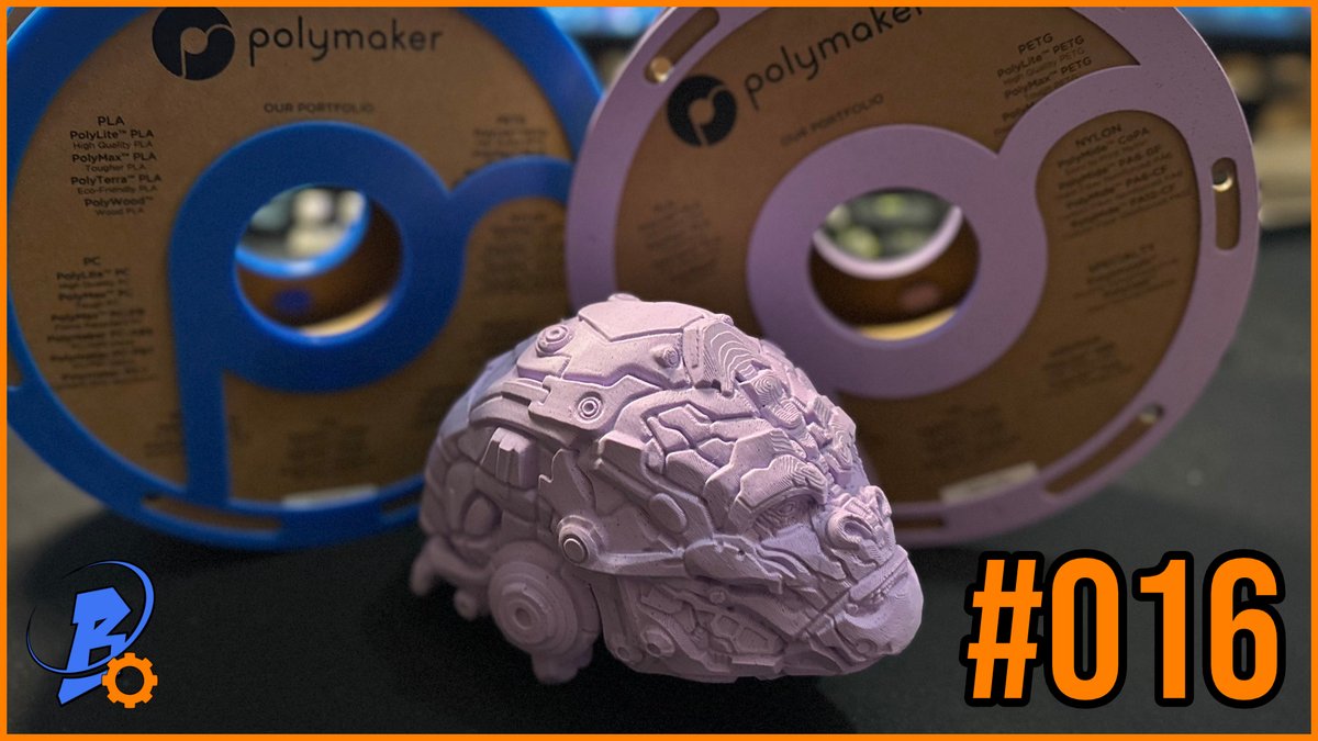 bwanalabs's tweet photo. Print All The Things Episode 016 is out!  

Topics/Prints include: 

👉Optimum Primal Model from Paramount Pictures
👉@Polymaker_3D spool adapter https://t.co/QTAc4q6l5h