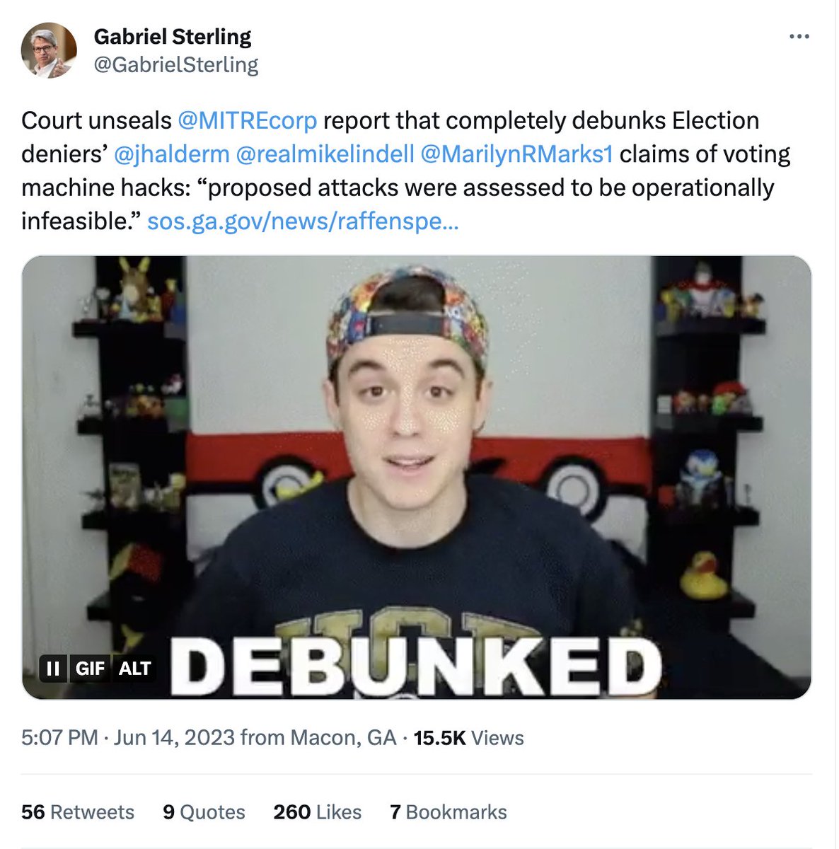 Chris Dehghanpoor (@chrisd9r) on Twitter photo .<a href="/jhalderm/">J. Alex Halderman</a>'s report on Georgia's ballot-marking devices was unsealed, and I'll be honest: I'm disappointed in the state's response so far.
Responses like this, where <a href="/GabrielSterling/">Gabriel Sterling</a> lumps Halderman in with Mike Lindell, set a dangerous precedent.
…altionforgoodgovernance.sharefile.com/share/view/s45… .<a href="/jhalderm/">J. Alex Halderman</a>'s report on Georgia's ballot-marking devices was unsealed, and I'll be honest: I'm disappointed in the state's response so far.
Responses like this, where <a href="/GabrielSterling/">Gabriel Sterling</a> lumps Halderman in with Mike Lindell, set a dangerous precedent.
…altionforgoodgovernance.sharefile.com/share/view/s45…