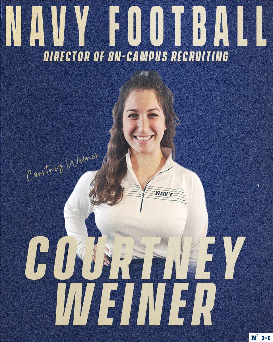 Please welcome our new Director of On-Campus Recruiting Courtney Weiner to the Yard!

#GoNavy | #RollGoats