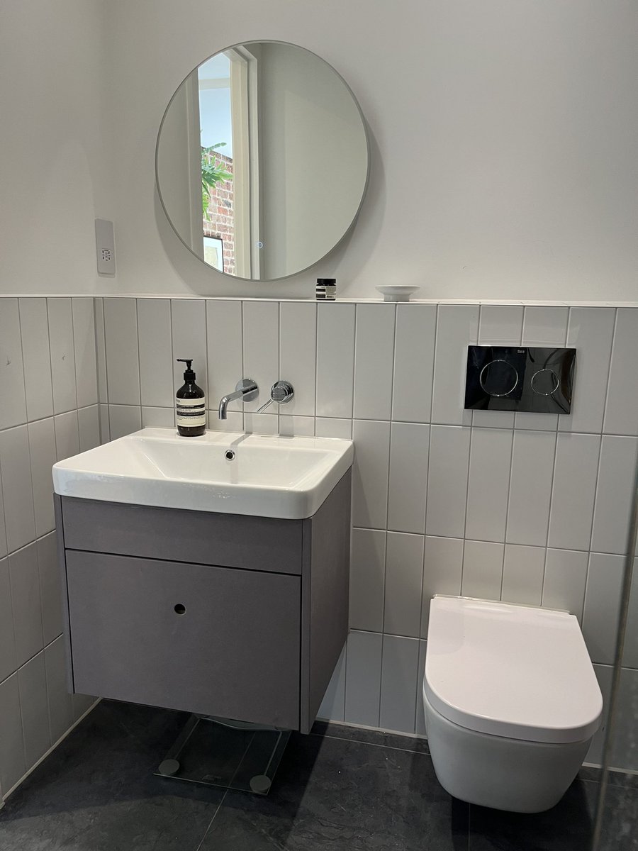 MakerTweets's tweet image. Bespoke Bathroom furniture in Valchromat.