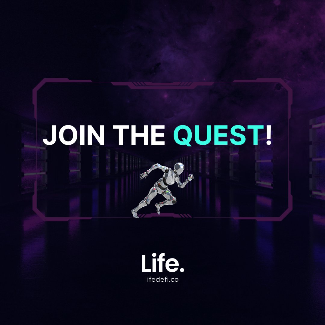 🚀 New Quests to conquer this week!💪 📍zealy.io/c/lifedeficoco… Your adventure awaits! #LifeDeFi $LIFE