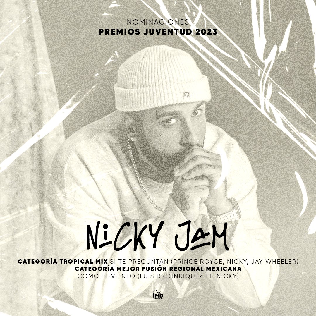 LaIndustriaInc's tweet photo. 🚨@NickyJamPR es uno de  nuestros Genios de La Industria nominados a los #PremiosJuventud en cada una de sus categorías 

Siempre representando!🔥
Vota por él y dale tu apoyo! https://t.co/2GGKR6pTCE