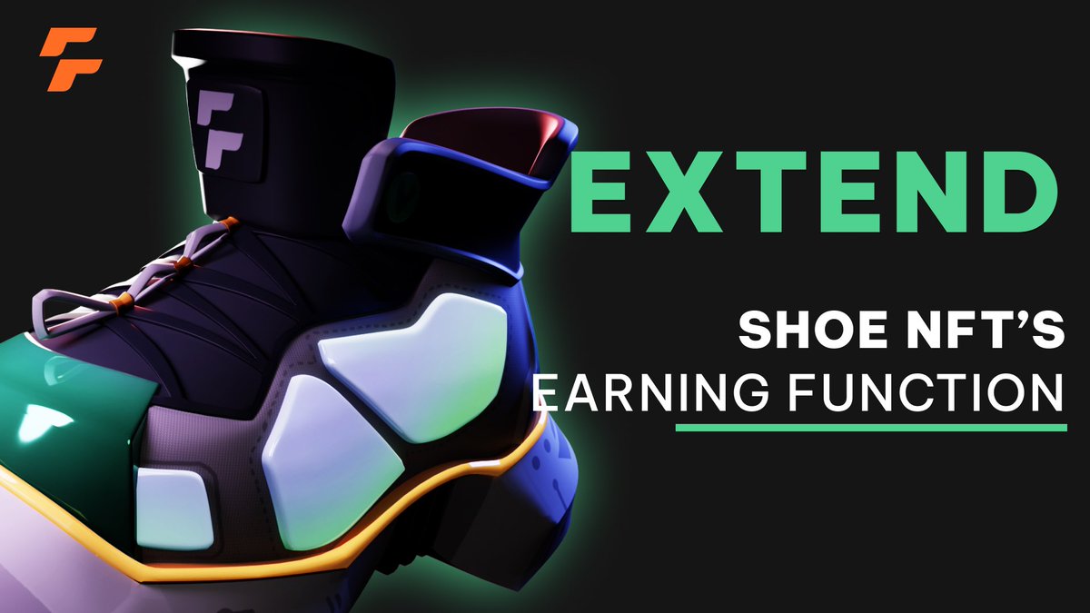🏃‍♂️ DON'T FORGET TO EXTEND SHOE #NFT'S EARING FUNCTION!

⏰ The clock is ticking, and our #events are coming to a close, you're better be quick and extend your shoe with Fitter Pass 💰

⏰ Time end: 10:00 June 16th, 2023.
☘️ 1600 $FIU = 1 #FitterPass

#beFITTER #M2E #NFT #FITTERs