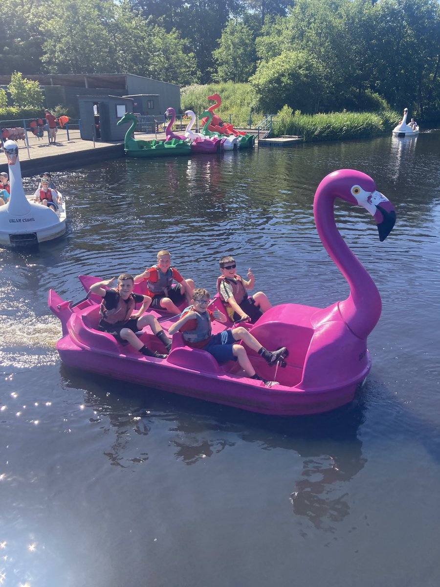 P7BWPS's tweet photo. What a great day we all had at @BlairDrummondSP! Lots of fun on the pedalos! 🦩🐒🦒🦓🦭🐅 https://t.co/FDIMN0C6cV