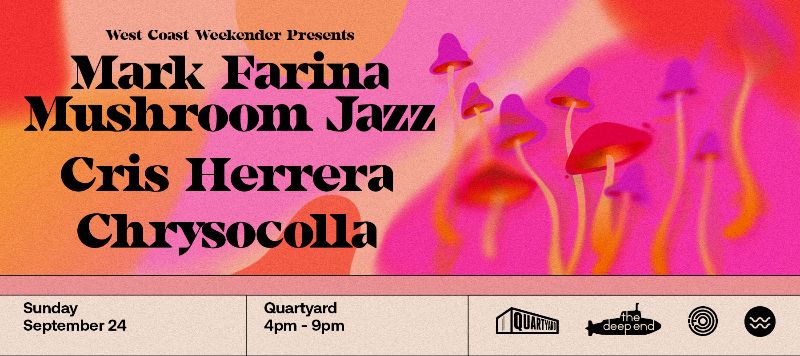 FRI: Santiago Garcia + Next SAT King Britt + Mark Farina Mushroom Jazz tix live tomorrow at 10am - *|bit.ly/445hqzR|*
