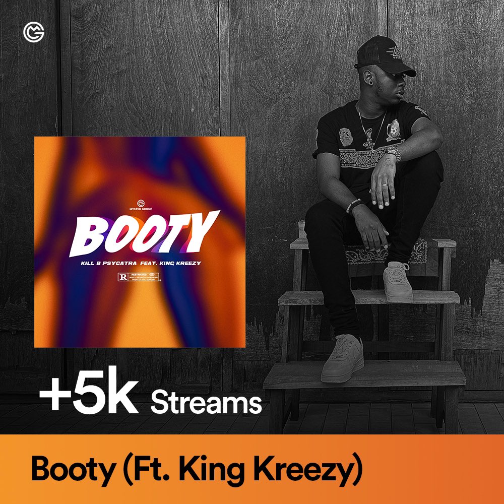 mystergroup237's tweet photo. Bonne nouvelles les Mysters !
Le titre « Booty » de notre artiste @KillBPsycatra dépasse la barre de 5000 streams cumulés sur les plateformes de streaming et les réseaux sociaux ! 

#MysterGroup #breakthecodes https://t.co/hYXpdcjmT6