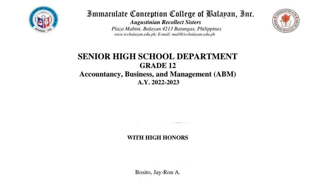 Fruit of my perseverance and hard work.
 Since I started attending the school of my dreams I have received a lot of new experience. It's been hard for two years, and now I'm ready to graduate!